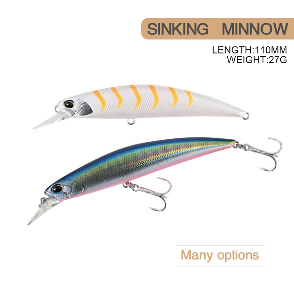 Fishing Lure Jerkbait - 11Cm 27G เหยื่อตกปลา Minnow Wobbler หล่อยาว