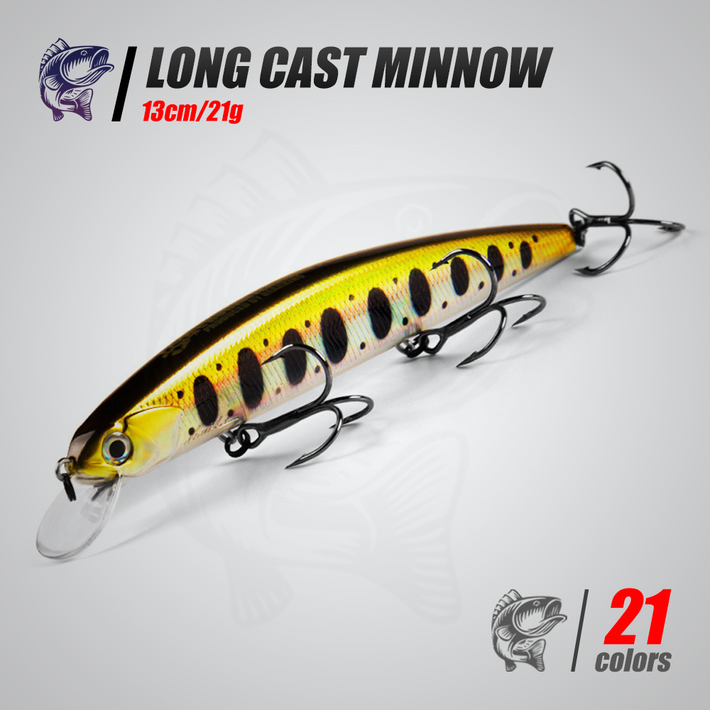 Fishing Lure Jerkbait - 1pcs 13 ซม./21g Long Cast ระงับ