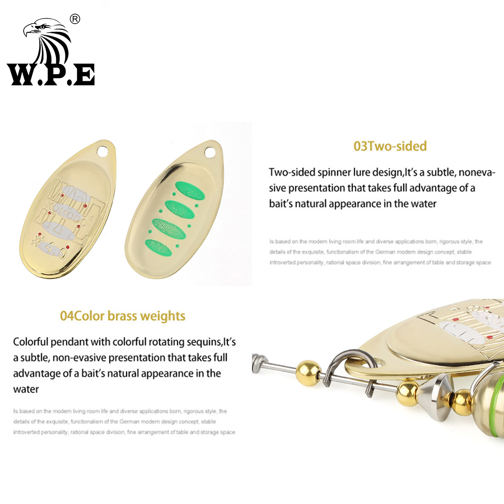 W.P.E KOMODO SPINNER Lure 2pcs - Fishing Lure Spinnerbait บทวิจารณ์และราคา