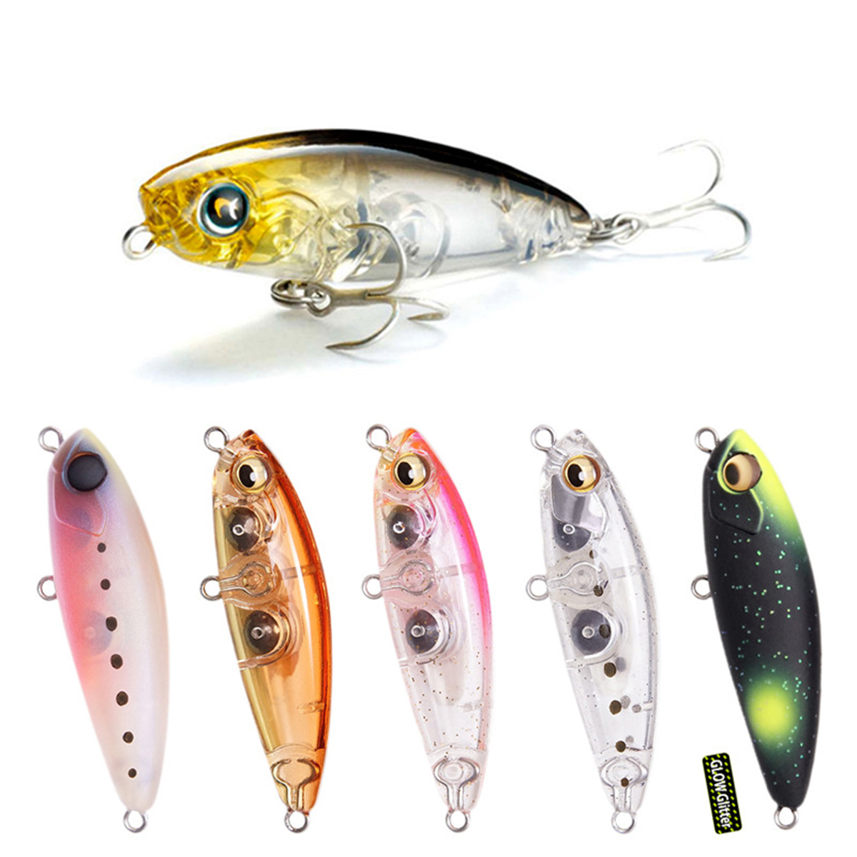 4.3 ซม.4.1g เหยื่อตกปลา Mini M - Fishing Lure Jerkbait บทวิจารณ์และราคา
