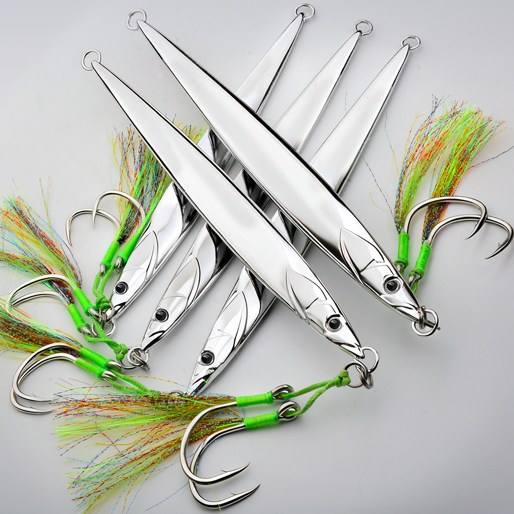 เหยื่อจิ๊กกิ้งโลหะ LHFSH 180g- - Fishing Lure Spoon บทวิจารณ์และราคา