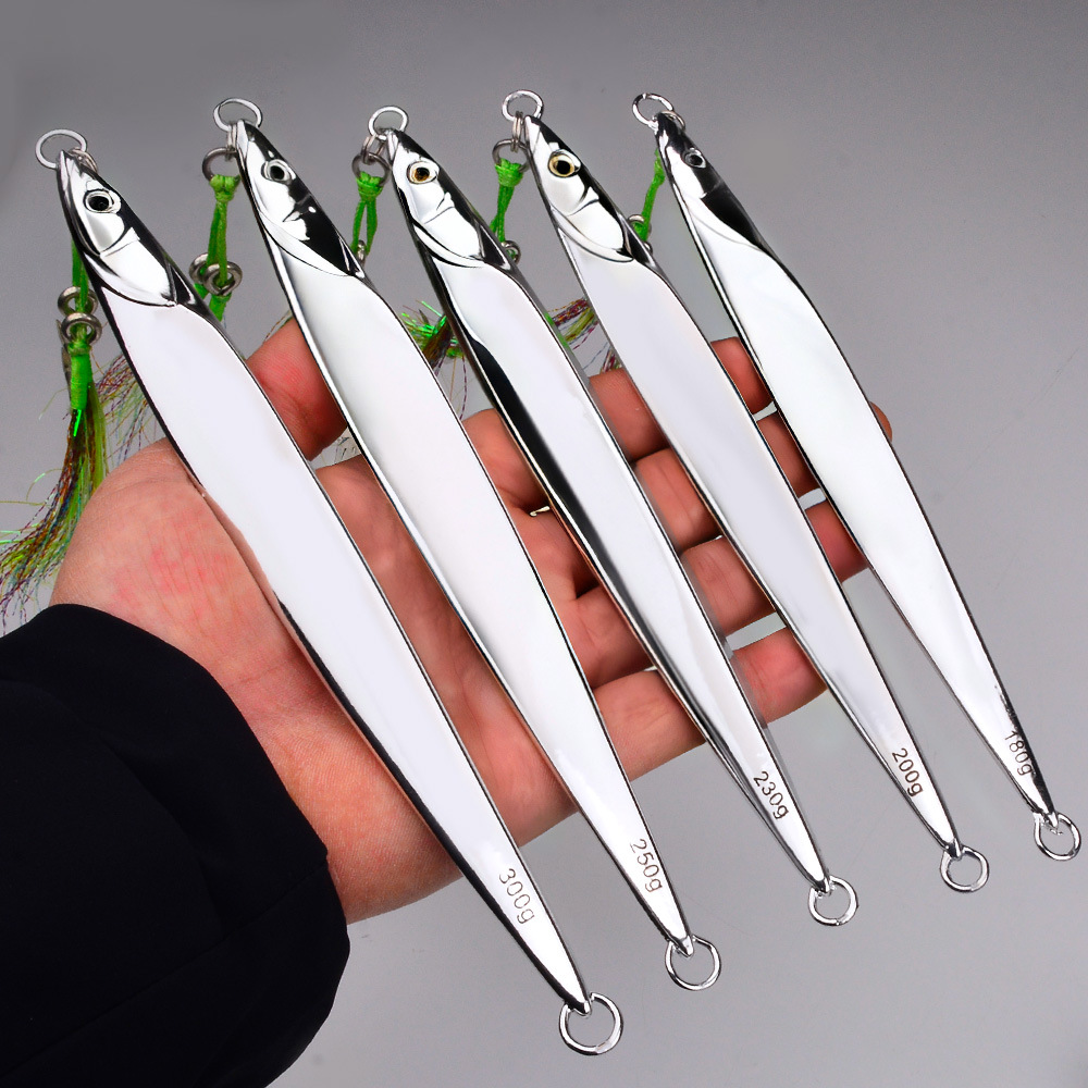 เหยื่อจิ๊กกิ้งโลหะ LHFSH 180g- - Fishing Lure Spoon บทวิจารณ์และราคา