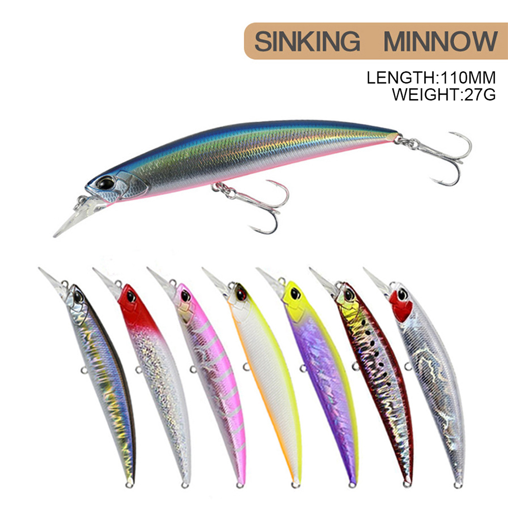 11Cm 27G เหยื่อตกปลา Minnow Wo - Fishing Lure Jerkbait บทวิจารณ์และราคา