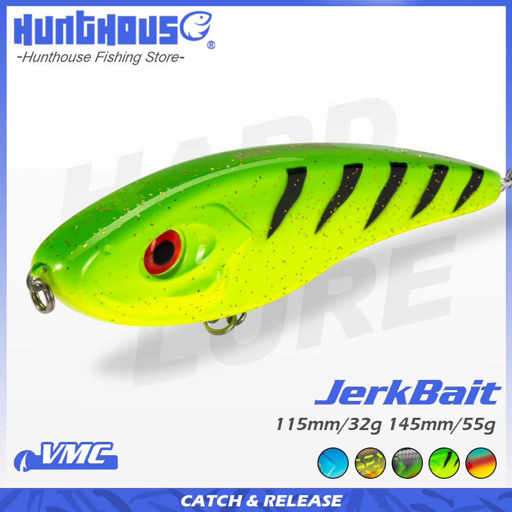 เหยื่อปลอม Hunthouse Jerkbait  - Fishing Lure Jerkbait บทวิจารณ์และราคา