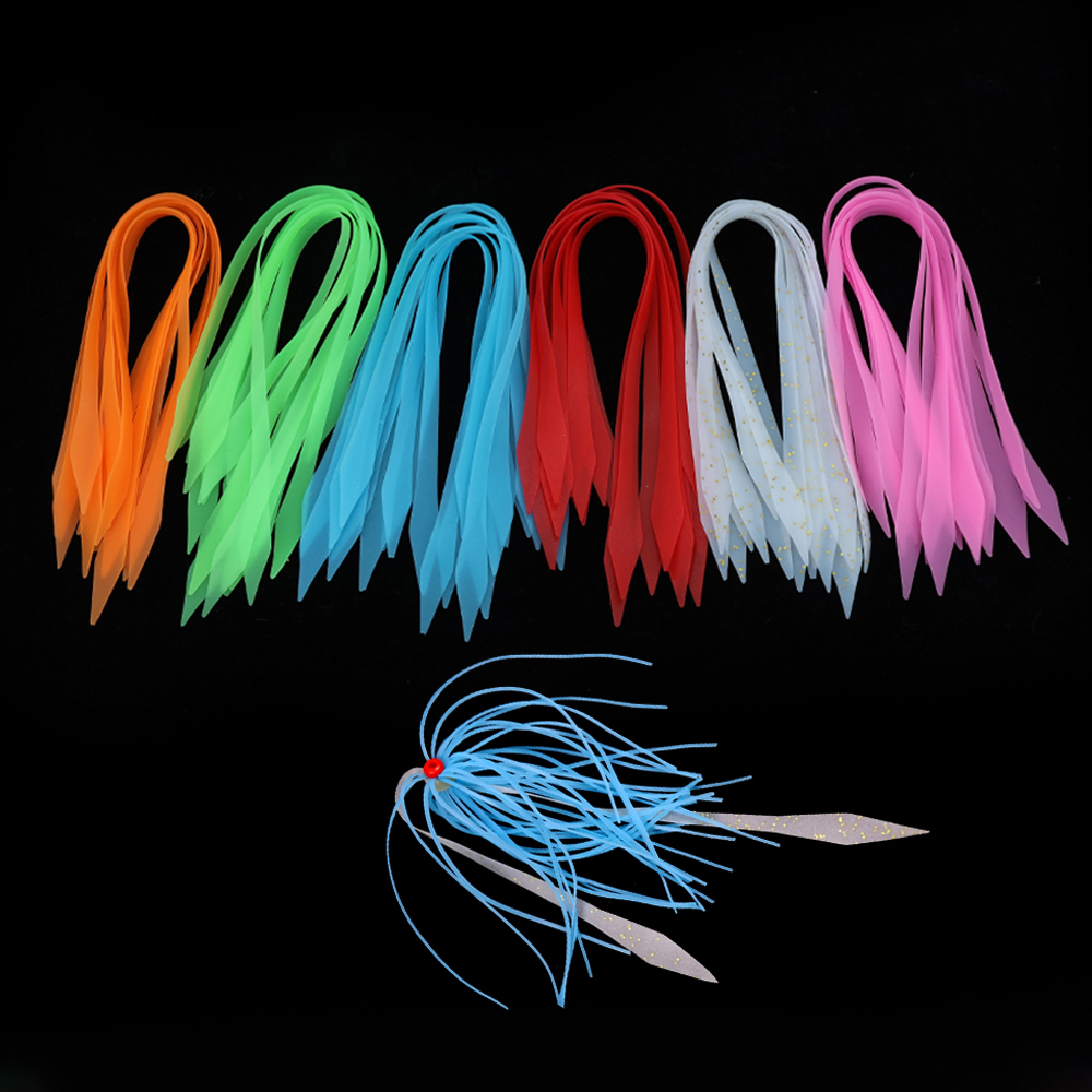 10 ชิ้น/60 ชิ้น  กระโปรงซิลิโค - Fishing Lure Buzzbait บทวิจารณ์และราคา