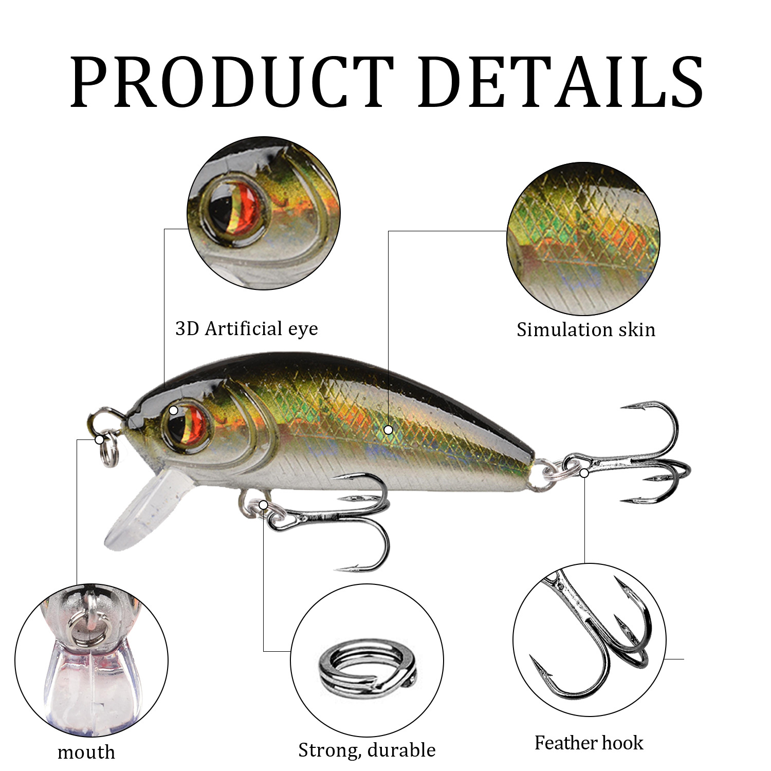 1ชิ้นเหยื่อตกปลาแบบปลาซิวรุ่นย - Fishing Lure Jerkbait บทวิจารณ์และราคา